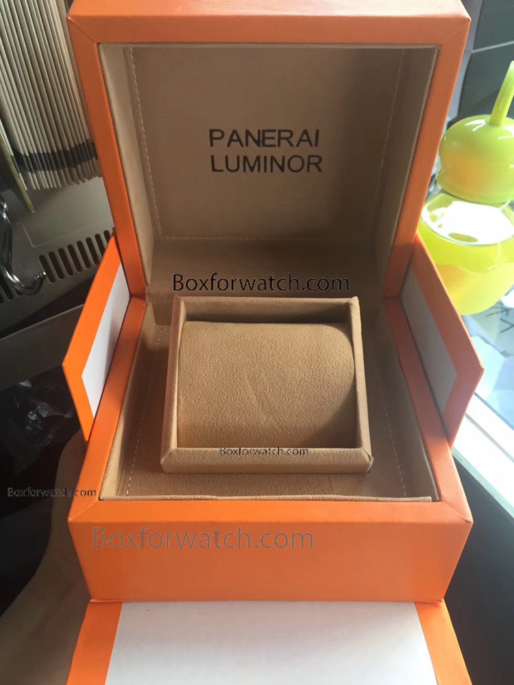 Officine Panerai Luminor Watch Box Set / Orange Replica