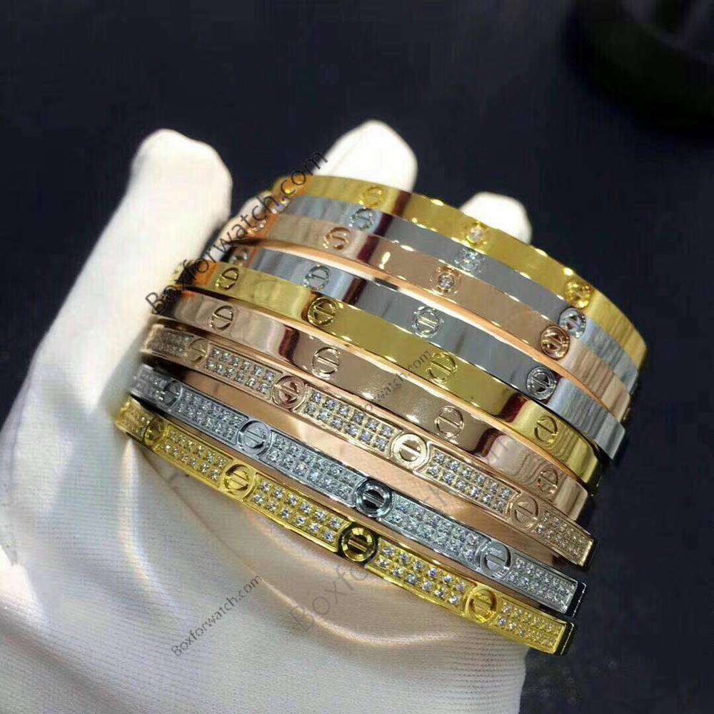 High Quality Copy Cartier Love Bracelet - All Diamond wholesale